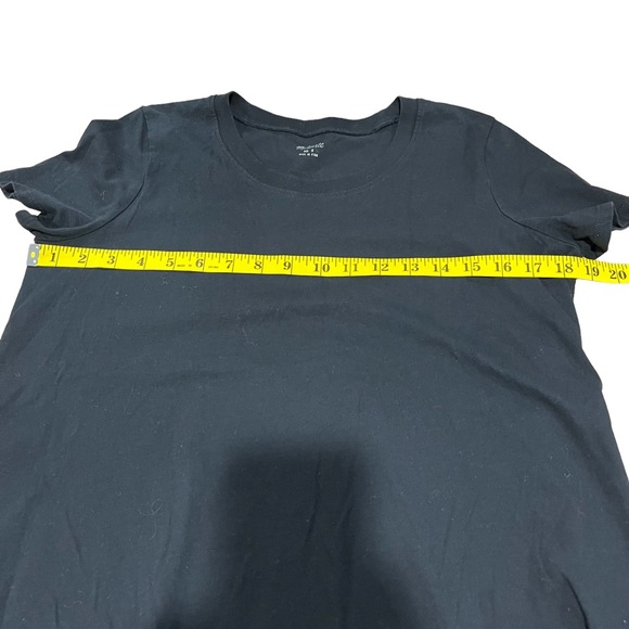 Madewell Tie Front Short Sleeve Cotton Top - Picture 3 of 9